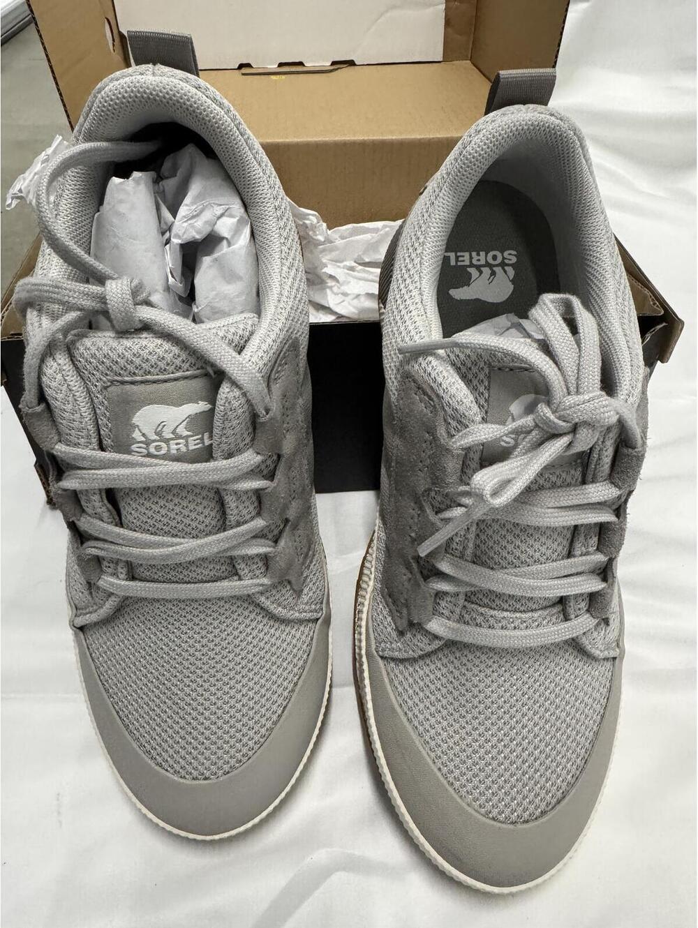 Sorel Women's Gray Mesh Athletic Sneakers